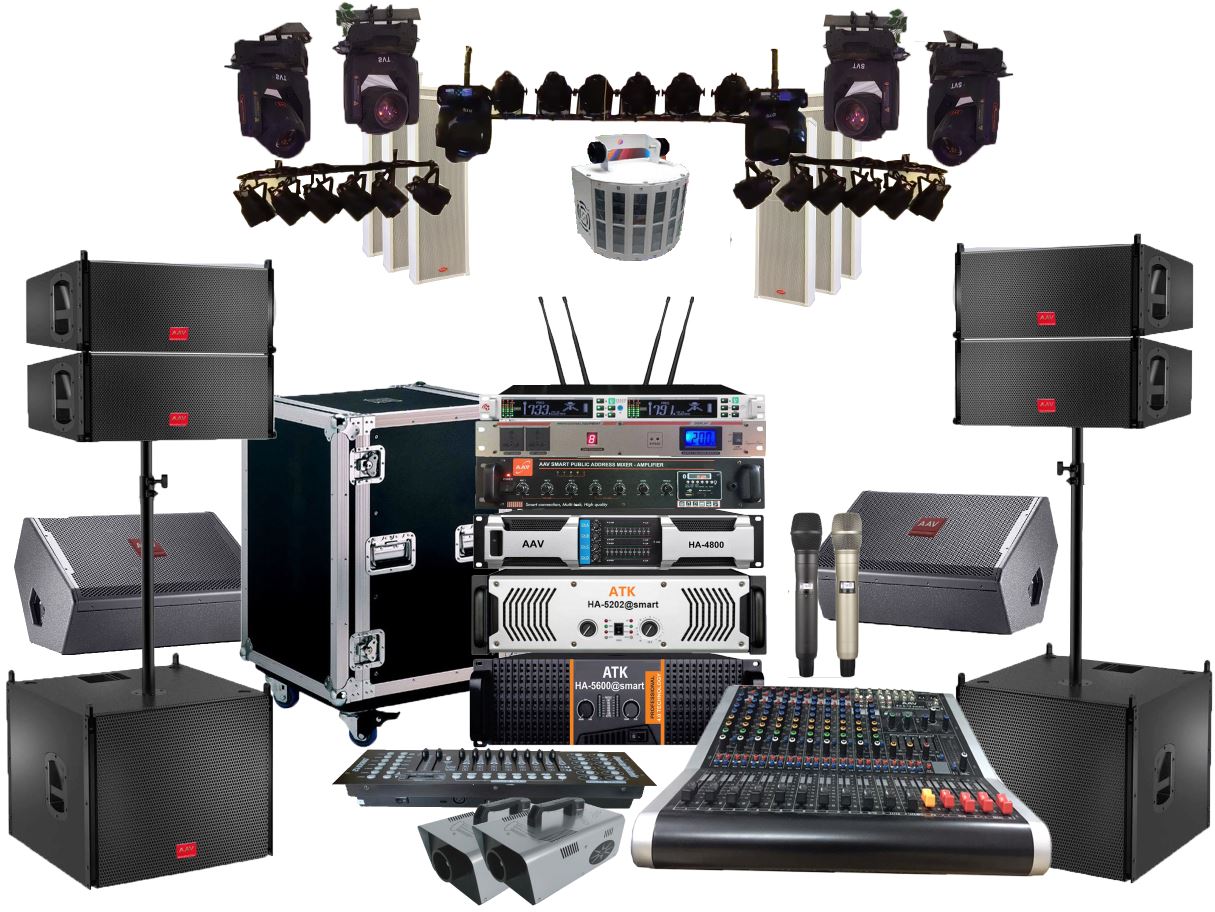 dàn âm thanh nhà hàng tiệc cưới cao cấp